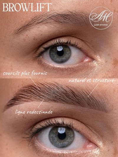 Browlift + épilation + coloration